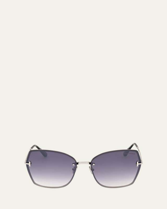 Nickie Metal Butterfly Sunglasses